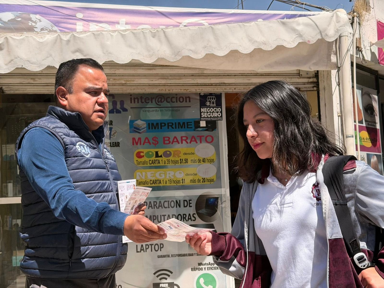 El PAN Tlaxcala  se construye en las calles”, afirma Ángelo Gutiérrez
